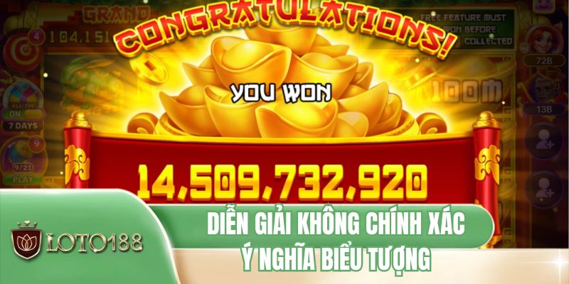 Diễn giải không chính xác ý nghĩa biểu tượng