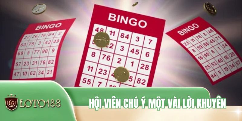 Hội viên chú ý một vài lời khuyên