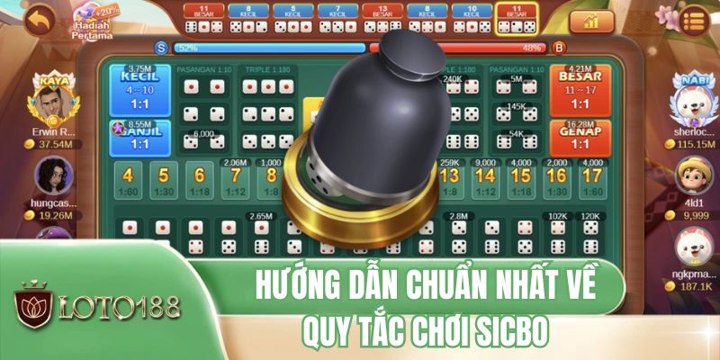 Hướng dẫn chuẩn nhất về quy tắc chơi Sicbo